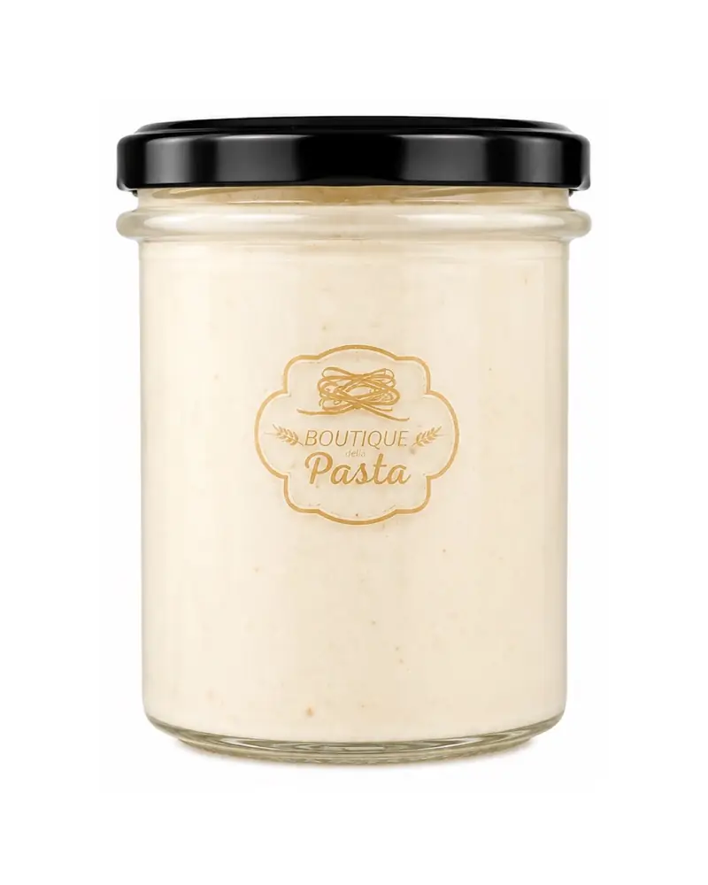 Sos panna e parmigiano la borcan